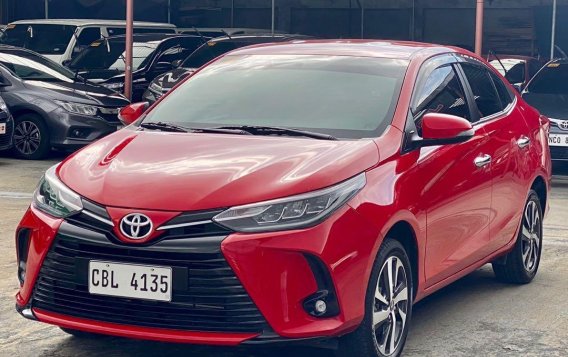 Selling Red Toyota Vios 2021 in Makati-1