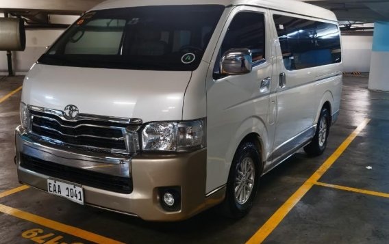 Pearl White Toyota Hiace Super Grandia 2016 for sale in Pateros-2