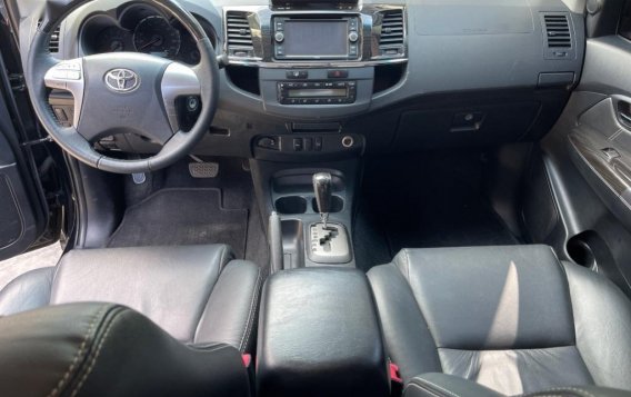 Black Toyota Fortuner 2015 for sale in Las Pinas-7
