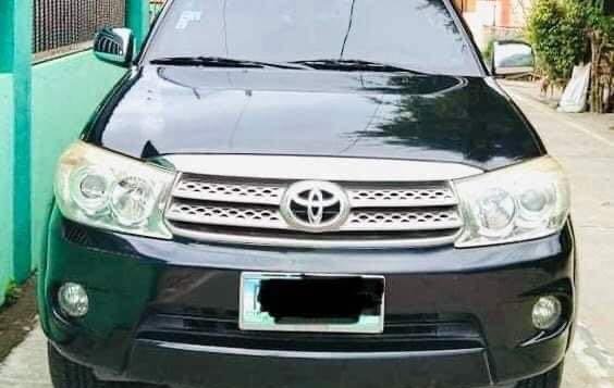 Black Toyota Fortuner 2008 for sale in Valenzuela