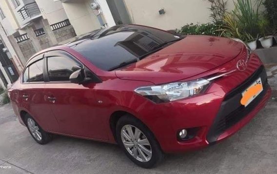 Red Toyota Vios 2015 for sale in Marikina-1