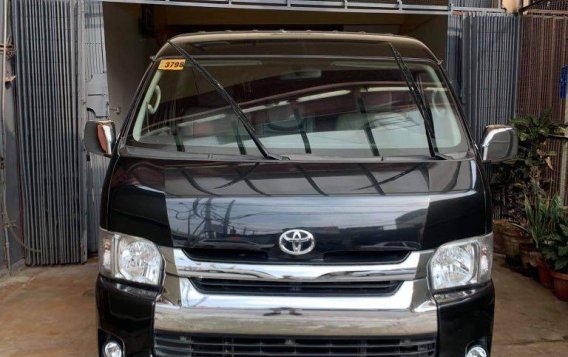 Black Toyota Hiace 2016 for sale in Manual