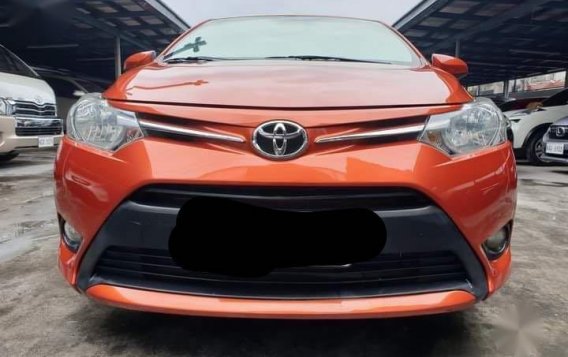 Selling Orange Toyota Vios 2017 in Biñan-1