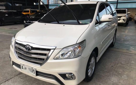 Pearl White Toyota Innova 2015 for sale in Pasig-1