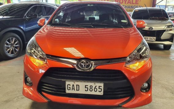 Orange Toyota Wigo 2018 for sale in Quezon City-1