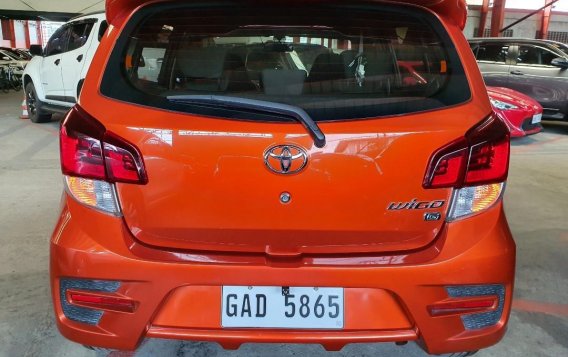 Orange Toyota Wigo 2018 for sale in Quezon City-4