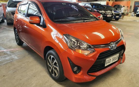Orange Toyota Wigo 2018 for sale in Quezon City-2