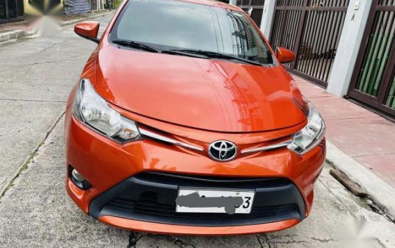 Orange Toyota Vios 2017 for sale in Marikina-8