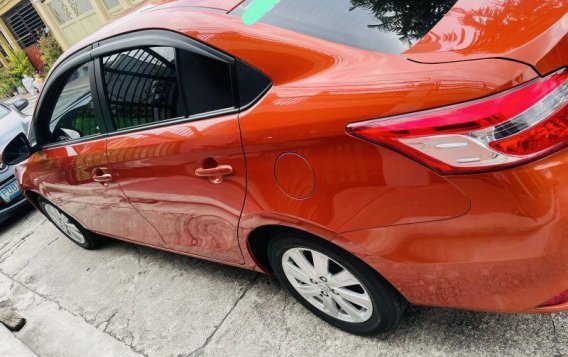 Orange Toyota Vios 2017 for sale in Marikina-3