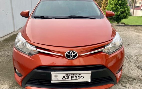 Selling Orange Toyota Vios 2018 in Taal-1