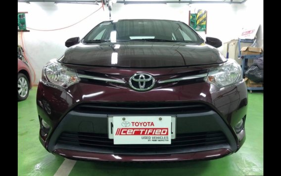 Red Toyota Vios 2017 Sedan at 16516 for sale
