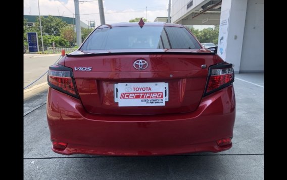 Red Toyota Vios 2017 Sedan for sale -3