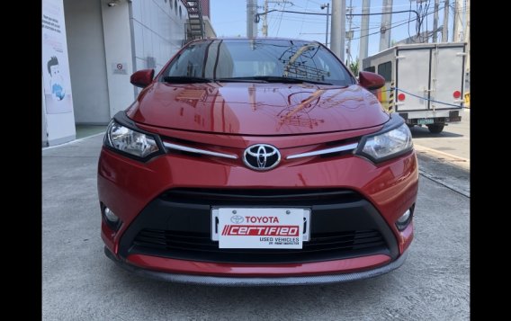 Red Toyota Vios 2017 Sedan for sale 