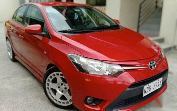 Selling Red Toyota Vios 2017 in San Carlos