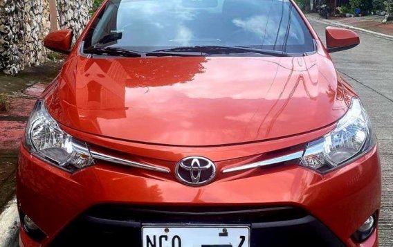 Orange Toyota Vios 2017 for sale in Quezon-8