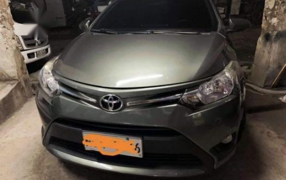 Silver Toyota Vios 2017 for sale in Las Pinas-1