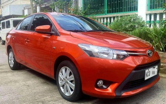 Orange Toyota Vios 2017 for sale in Quezon-2