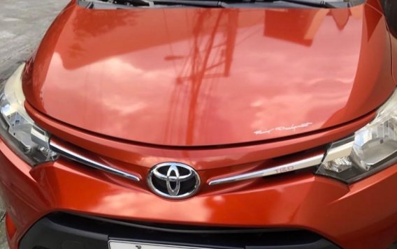 Orange Toyota Vios 2016 for sale in Quezon