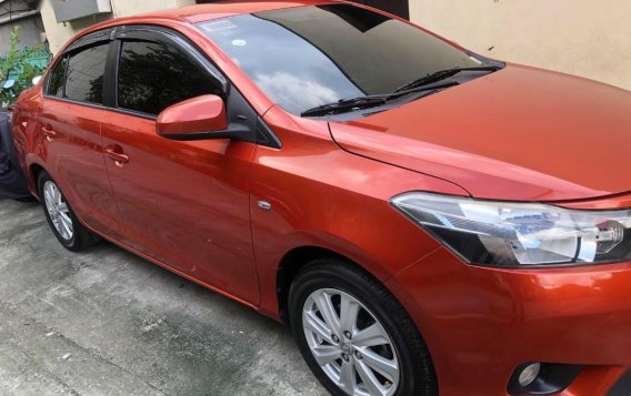 Orange Toyota Vios 2016 for sale in Quezon-1