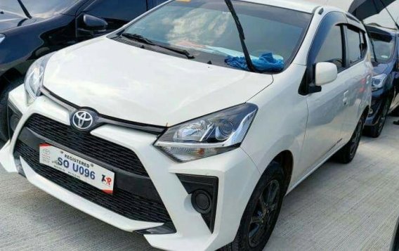 White Toyota Wigo 2021 for sale in Manual