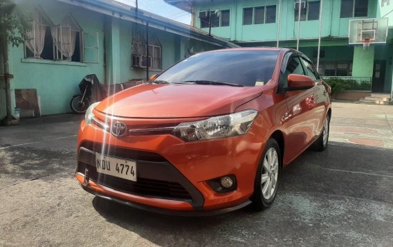 Orange Toyota Vios 2016 for sale in Pasay-1