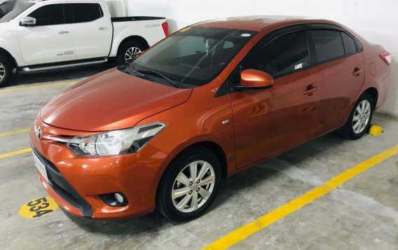 Orange Toyota Vios 2017 for sale in Quezon-4