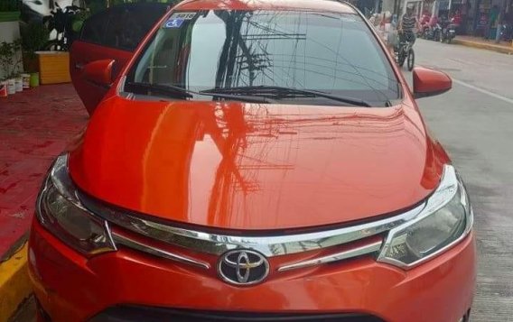 Orange Toyota Vios 2016 for sale in Manila