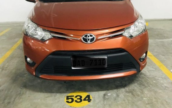 Orange Toyota Vios 2017 for sale in Quezon-3