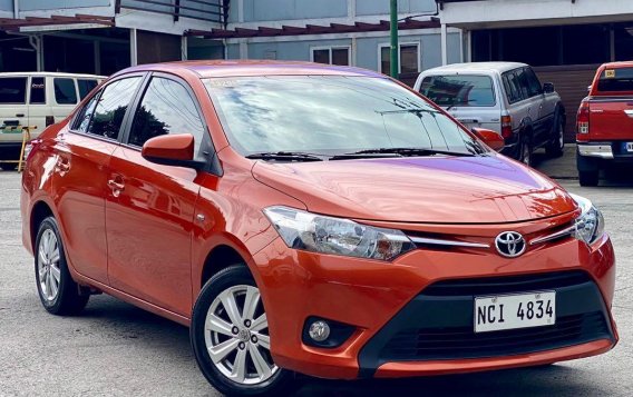 Selling Orange Toyota Vios 2017 in Makati