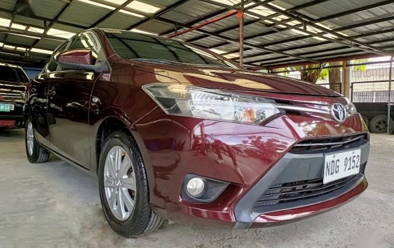 Red Toyota Vios 2017 for sale in Las Pinas-5