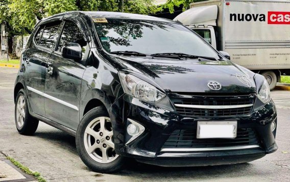 Black Toyota Wigo 2017 for sale in Automatic-1