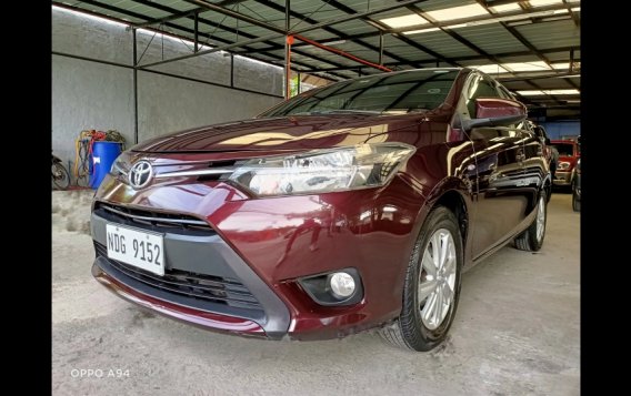 Selling Red Toyota Vios 2017 Sedan Gasoline in Las Piñas-1