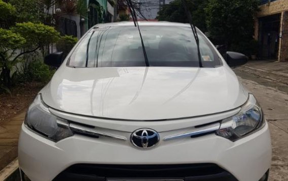 Pearl White Toyota Vios 2016 for sale in Manual-1