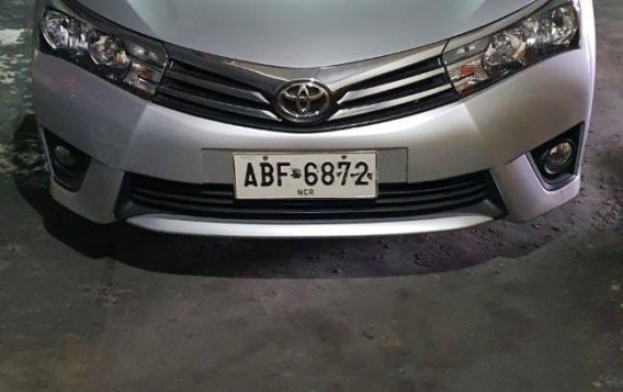 Selling Brightsilver Toyota Corolla Altis 2015 in Quezon