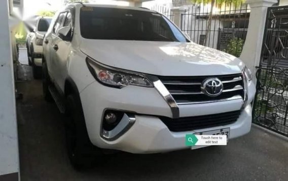 Sell Pearl White 2018 Toyota Fortuner in Binmaley-1