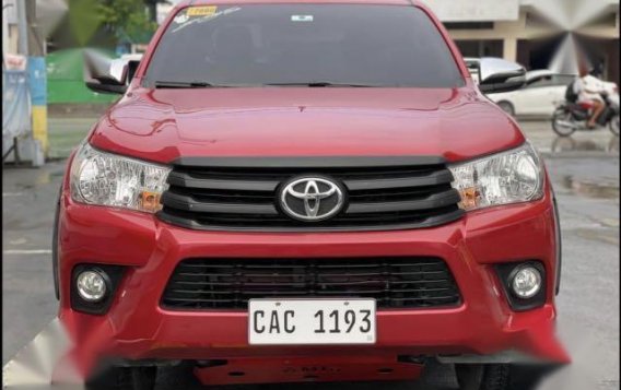 Red Toyota Hilux 2017 for sale in Automatic-1