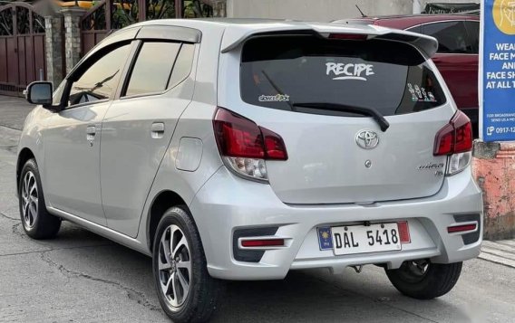 Silver Toyota Wigo 2019 for sale in Automatic-3