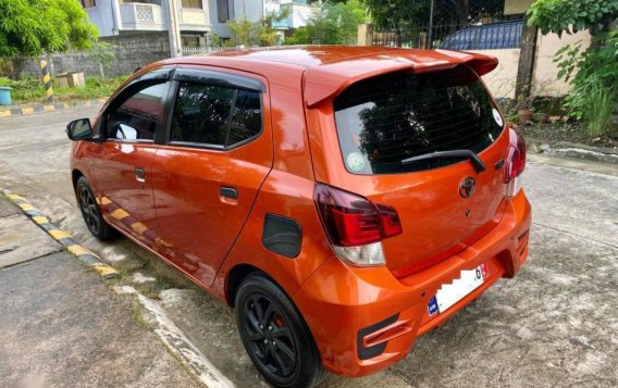 Orange Toyota Wigo 2017 for sale in San Mateo-4
