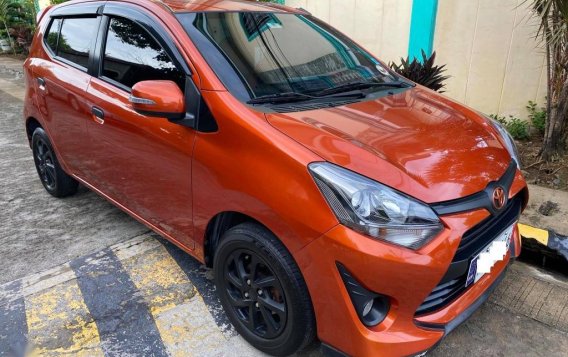 Orange Toyota Wigo 2017 for sale in San Mateo-2