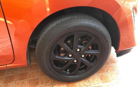 Orange Toyota Wigo 2017 for sale in San Mateo-9