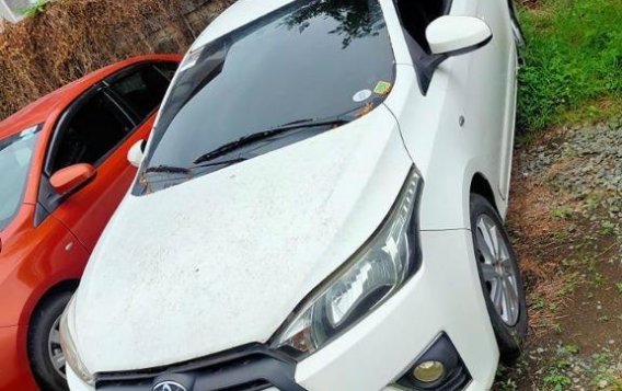 Sell White 2016 Toyota Yaris in Quezon City