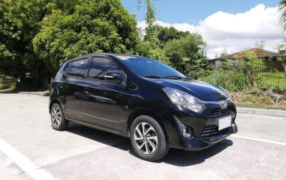 Black Toyota Wigo 2018 for sale in Quezon City