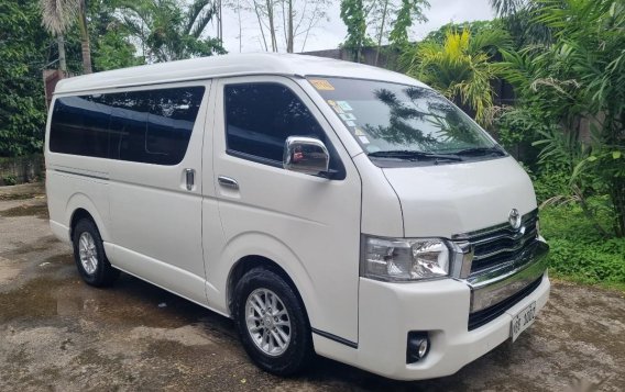 Pearl White Toyota Hiace 2019 for sale in Automatic-1