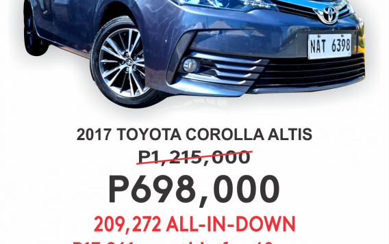 2017 Toyota Altis in Cainta, Rizal-8