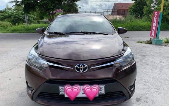 Brown Toyota Vios 2016 for sale in Automatic-1