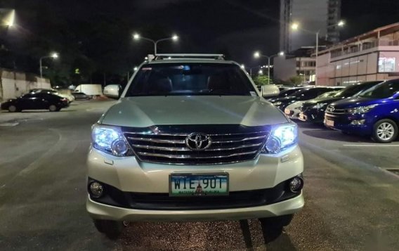 Silver Toyota Fortuner 2013 for sale in Quezon City