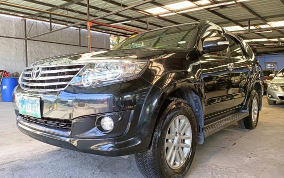 Black Toyota Fortuner 2014 for sale in Automatic-1