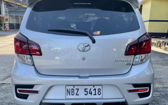 Pearl White Toyota Wigo 2017 for sale in Pasig-4
