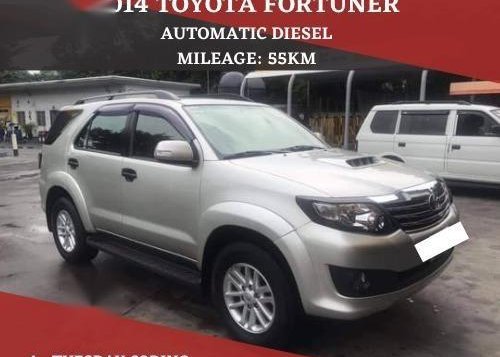 Selling Brightsilver Toyota Fortuner 2014 in Pasig