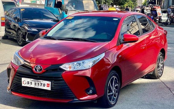 Red Toyota Vios 2021 for sale in Makati-1